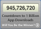 Coundown to 1 Billion Apps is On!
