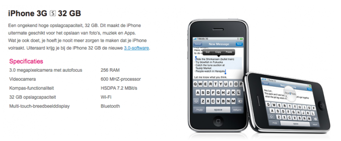 iPhone 3G S Specifications Leaked