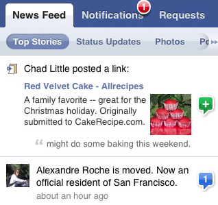 Facebook 3.0 For iPhone