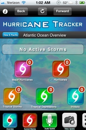 Track Hurricanes on iPad with Hurricane Tracker