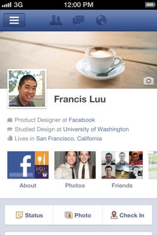 Facebook for iPhone Gets Timeline, iPad Update Coming