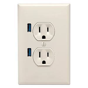 Add USB To Wall Outlets To Charge iPhone (7 Ways)