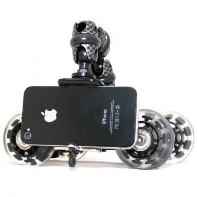 iStabilizer Dolly for Better iPhone Videos, Swipe iPhone Case with Screen Cleaner