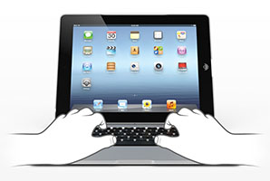 Smartphones Overtake Tablets In Data, ClamCase Pro Keyboard Case for iPad