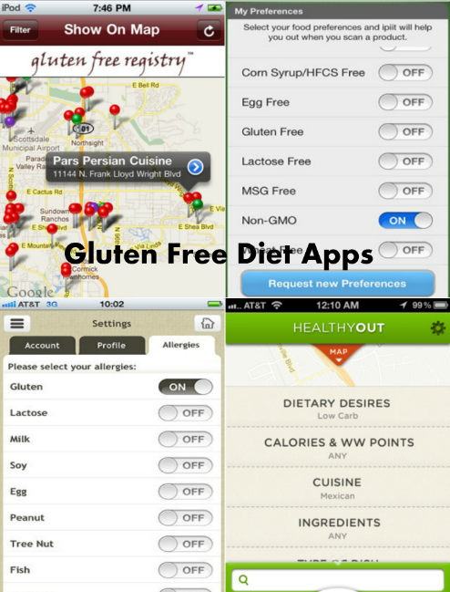 gluten free diet apps