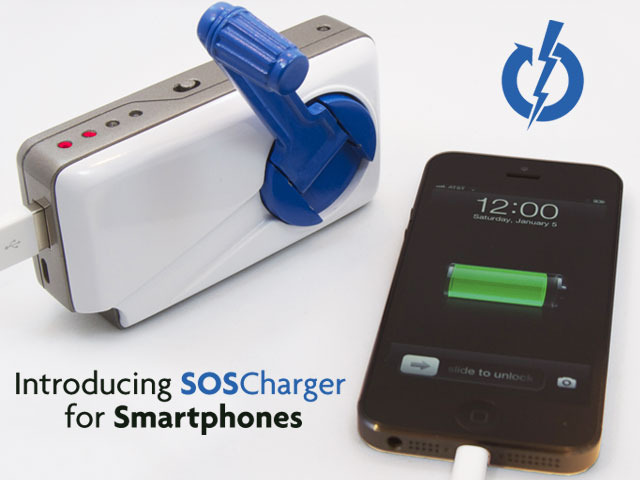 SOSCharger Self-Powered iPhone Charger, Apple iRadio By Summer?