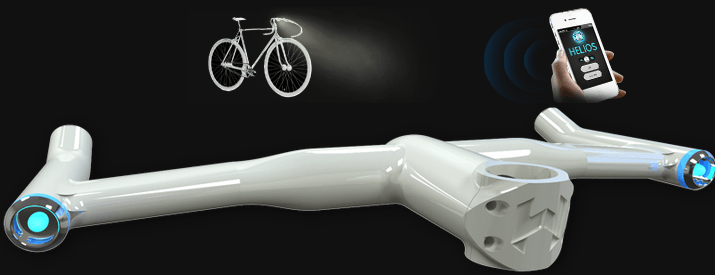 iPhone App-Enhanced Helios Bars for Your Bike