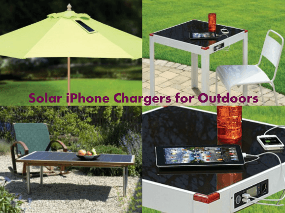 Solar Tables and Umbrellas for iPhone and Tablets