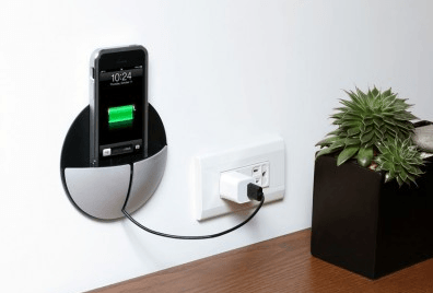 The iPhone Wall Mount, iPad Desk Organizer