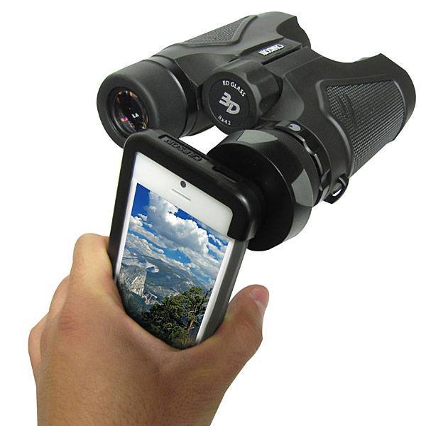 Binocular Adapter For iPhone 5, Arriba! Charger for iPhone
