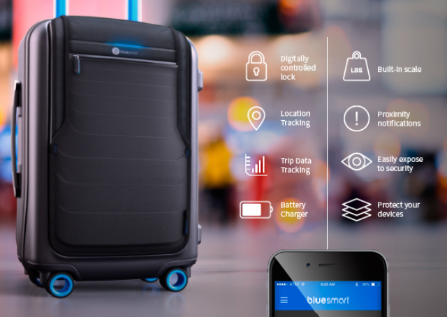 Bluesmart deals luggage app