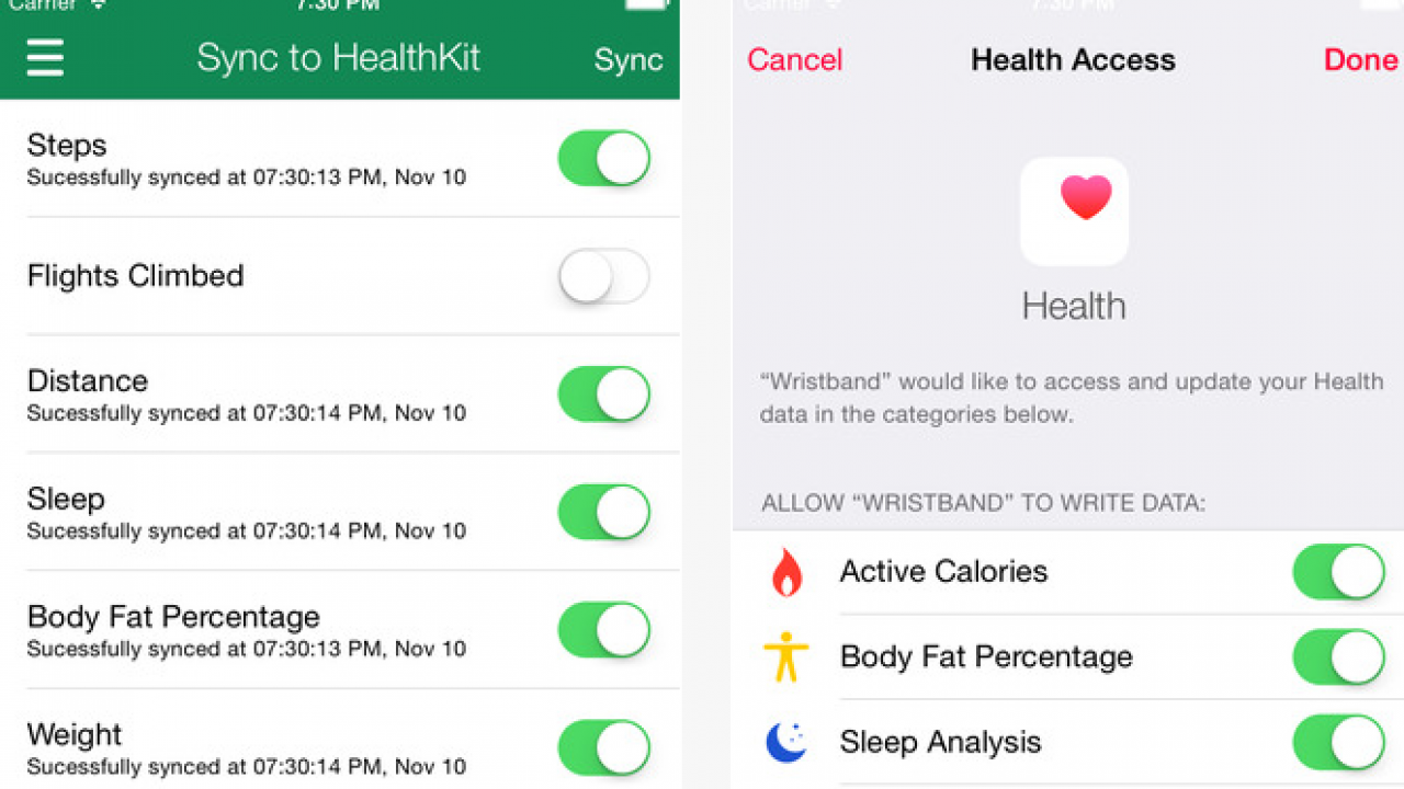link fitbit to apple health