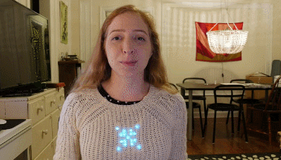 bluetooth snowflake sweater