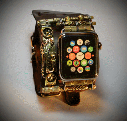 OPRU® Steamie Watson Steampunk watchband bracelet for Apple Watch