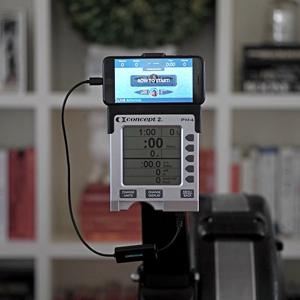 LiveRowing Concept2 Performance Monitor Connector for iPhones 
