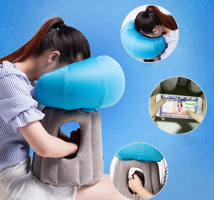 inflatable travel pillow big w