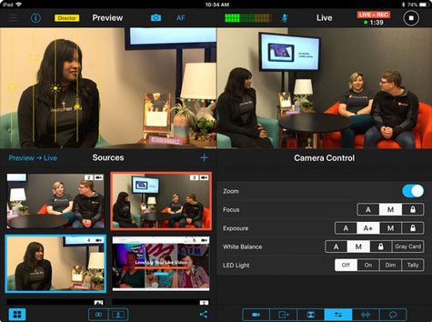 multi camera facebook live stream