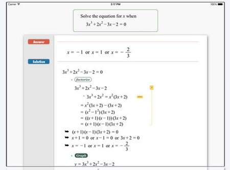 math problem solver for iphone