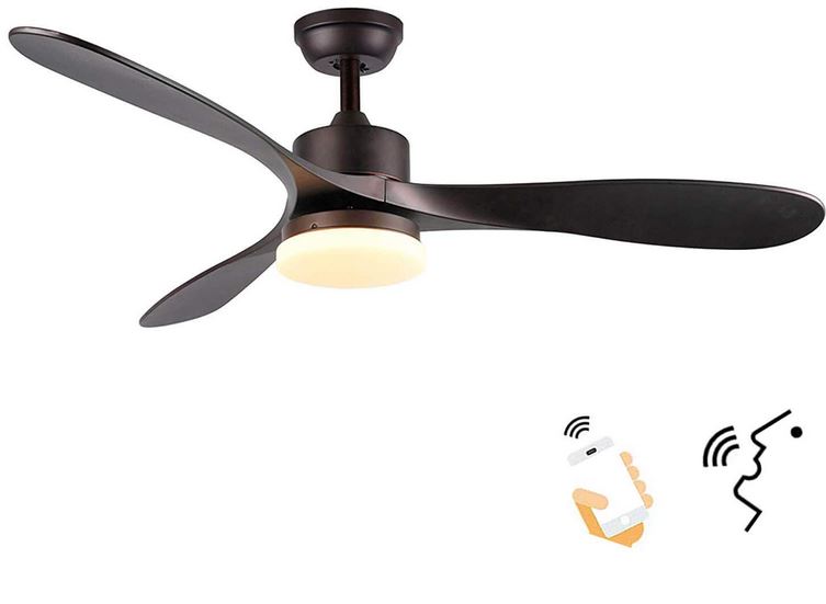 Lcaoful 52 Alexa Ceiling Fan With Light