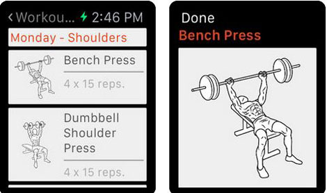 apple watch gym workout tracker