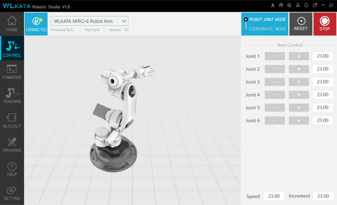 Mirobot: Source 6-axis Mini Industrial Arm with App Control