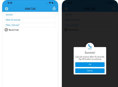 fake message fake call app