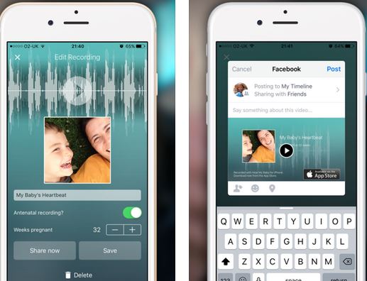 iphone app to hear baby heartbeat
