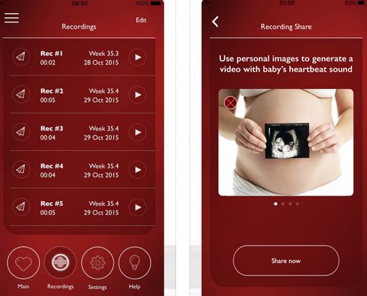 hear baby heartbeat app free