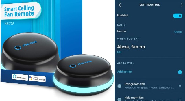 Meross Smart Ceiling Fan Remote Anchor Panasonic Meross Smart Ceiling Fan Remote Anchor Panasonic